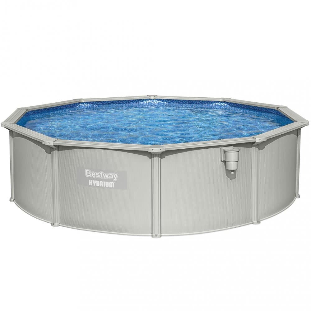 Bestway stålväggspool Ø4,6m - 1,2m djup | Hydrium (56384)
